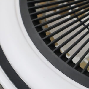 Plafondventilator - met afstandsbediening - Cuba ZWART 24Watt met LED lamp 3000K-4000K-6500K RGB CCT