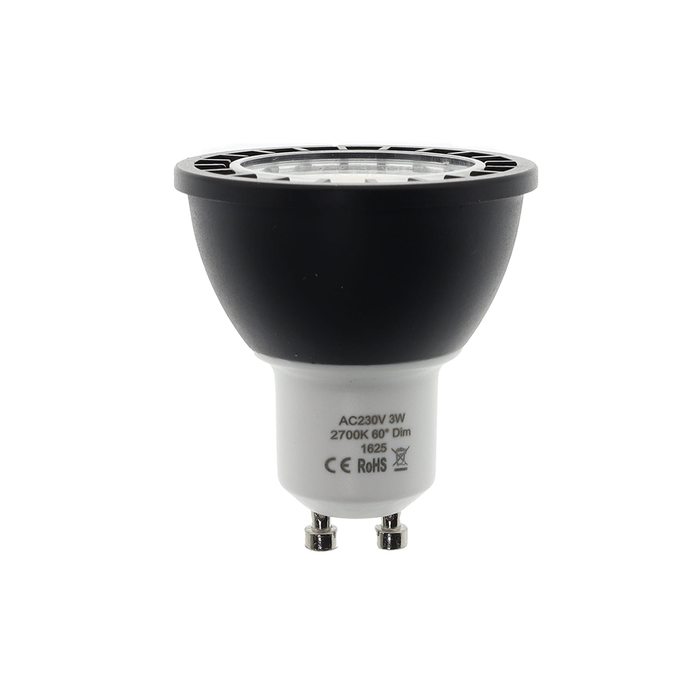 LED lamp GU10 COB 3Watt dimbaar