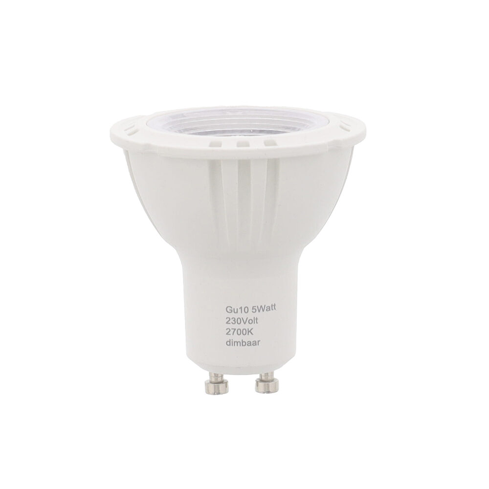 LED trimless stucframe spot kantelbaar GU10 COB 3Watt rond WIT dimbaar