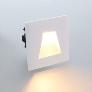 Vince LED trapverlichting CCT 3Watt vierkant WIT IP65 doorlusbaar voor WCD inbouwdoos
