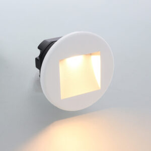 Vince LED trapverlichting CCT 3Watt rond WIT IP65 doorlusbaar voor WCD inbouwdoos