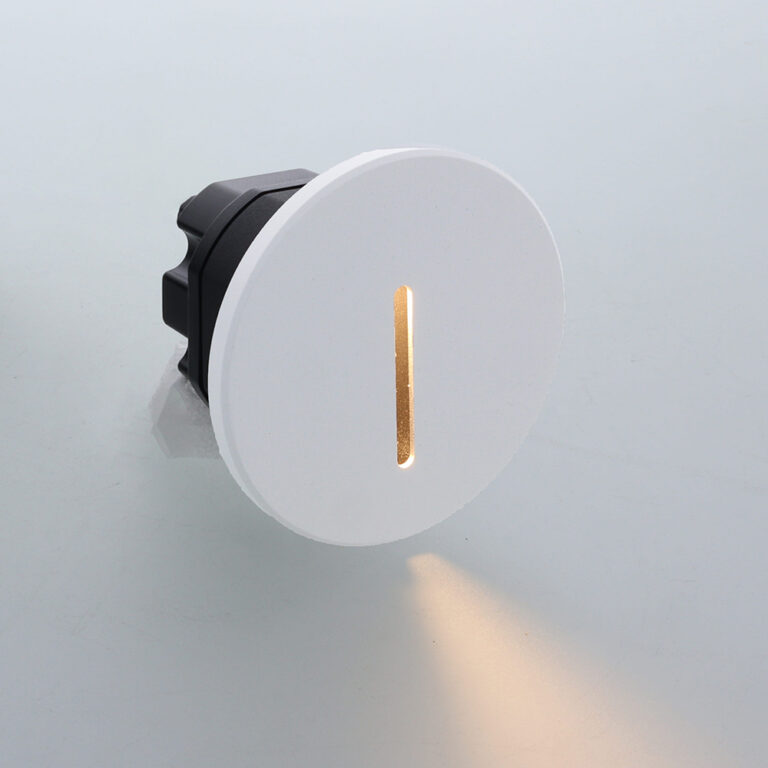 Vince LED trapverlichting CCT 3Watt rond WIT IP65 doorlusbaar voor WCD inbouwdoos
