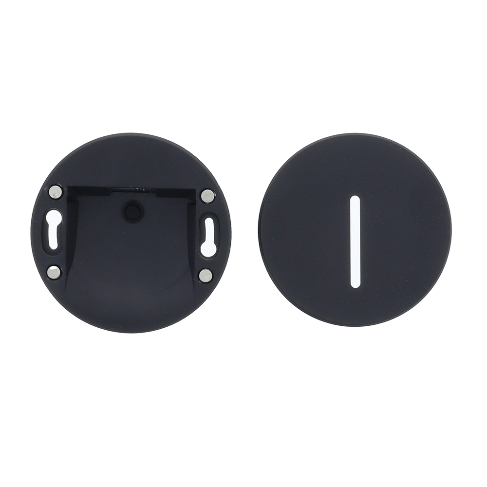 Vince LED trapverlichting CCT 3Watt rond ZWART IP65 doorlusbaar voor WCD inbouwdoos