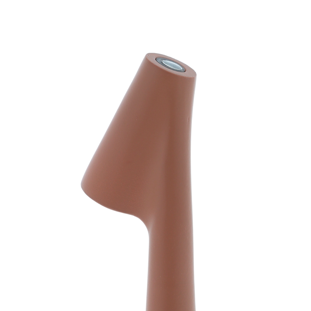 Nordic LED Tafellamp Set – Terracotta – 34 + 45 cm – Dimbaar