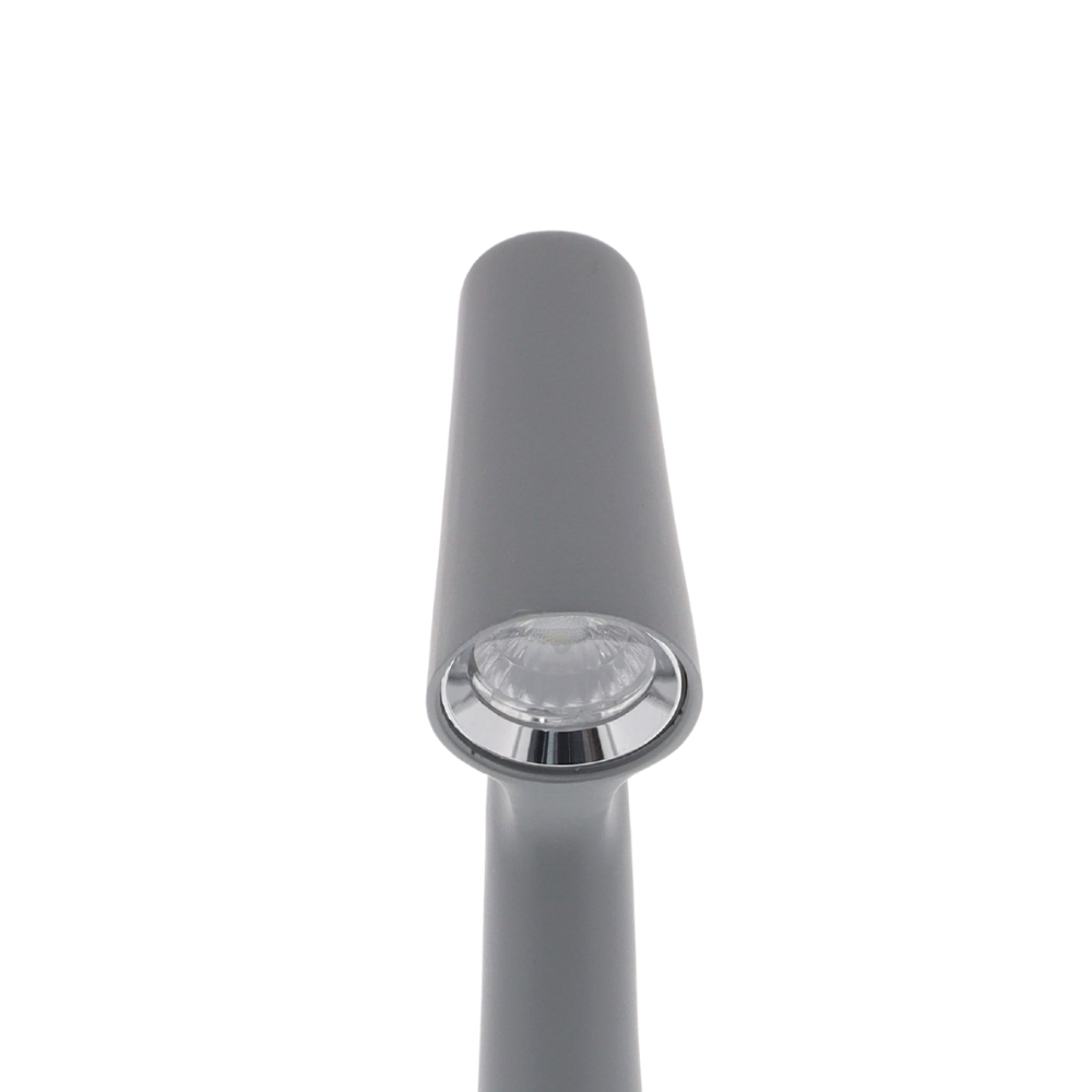 Nordic LED Tafellamp Set – Staalgrijs – 34 + 45 cm – Dimbaar