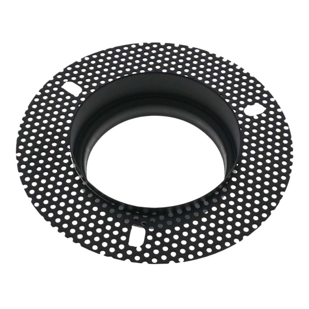 LED trimless stucframe spot armatuur rond ZWART kantelbaar