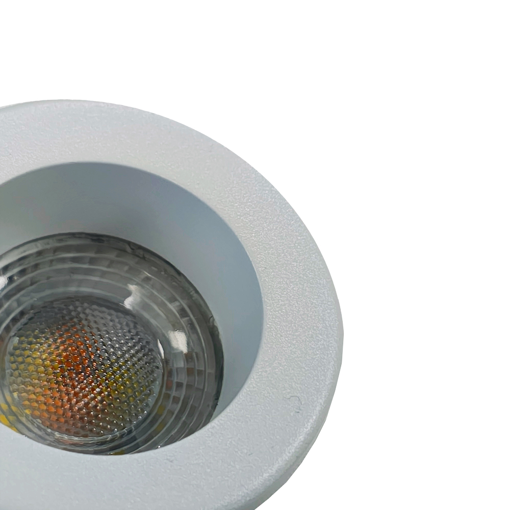 LED fire rated mini inbouwspot 4Watt rond WIT IP65 dimbaar - CCT switch - 2700K - 3000K - 4000k - 5700K - brandvertragend