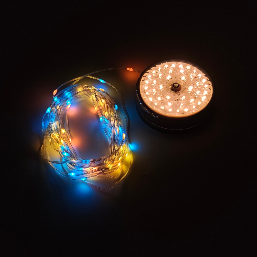 Camping Decoratieve Lichtsnoer | RGB | warm wit | 10 meter | 5W | 4000mAh