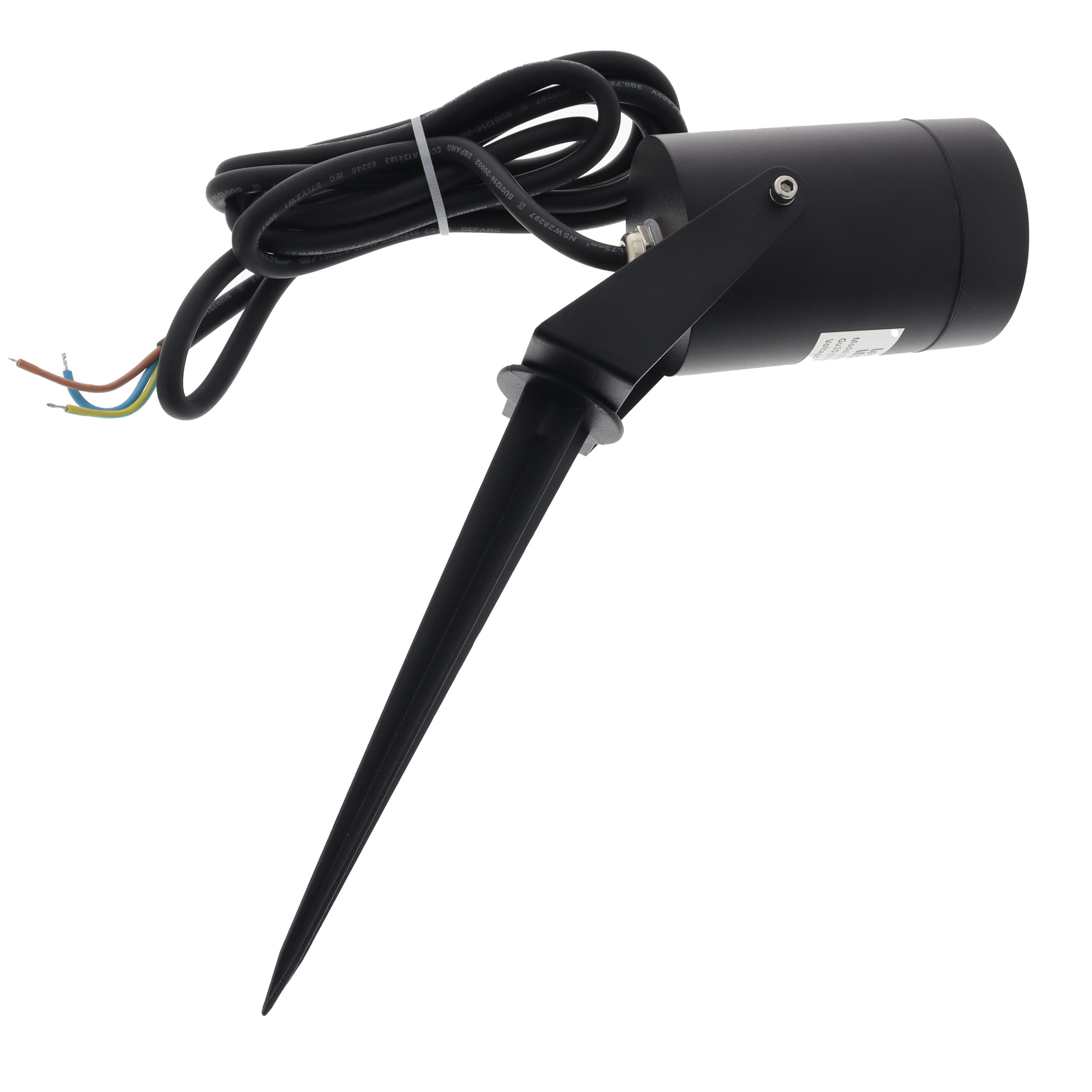 LED tuinspot prikspot armatuur GU10 ZWART 230V IP65 waterdicht