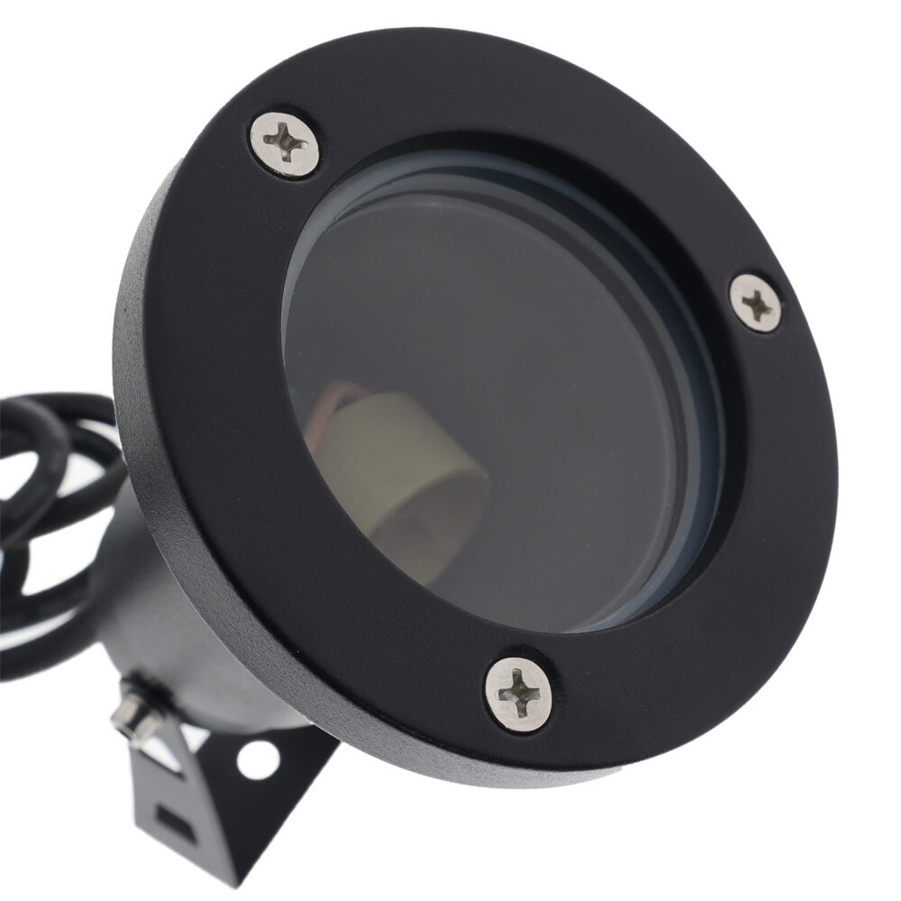 Mini LED tuinspot prikspot armatuur GU10 ZWART 230V IP65 waterdicht