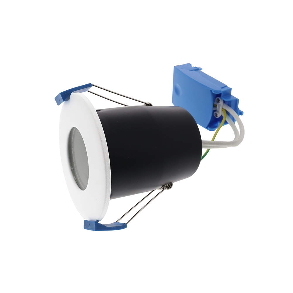 Fire rated inbouwspot armatuur GU10 rond WIT IP65 - brandvertragend