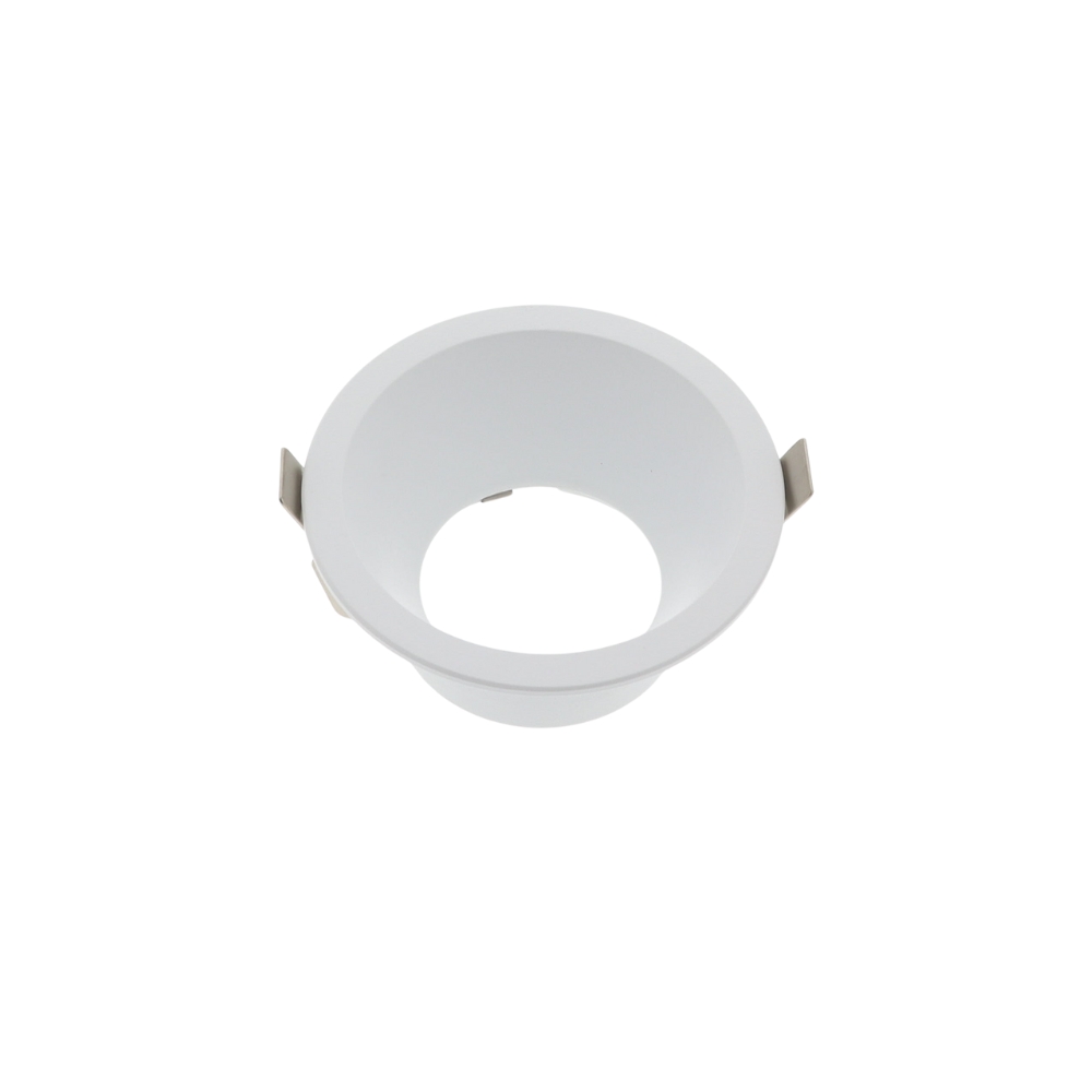LED verdiept armatuur enkel rond WIT