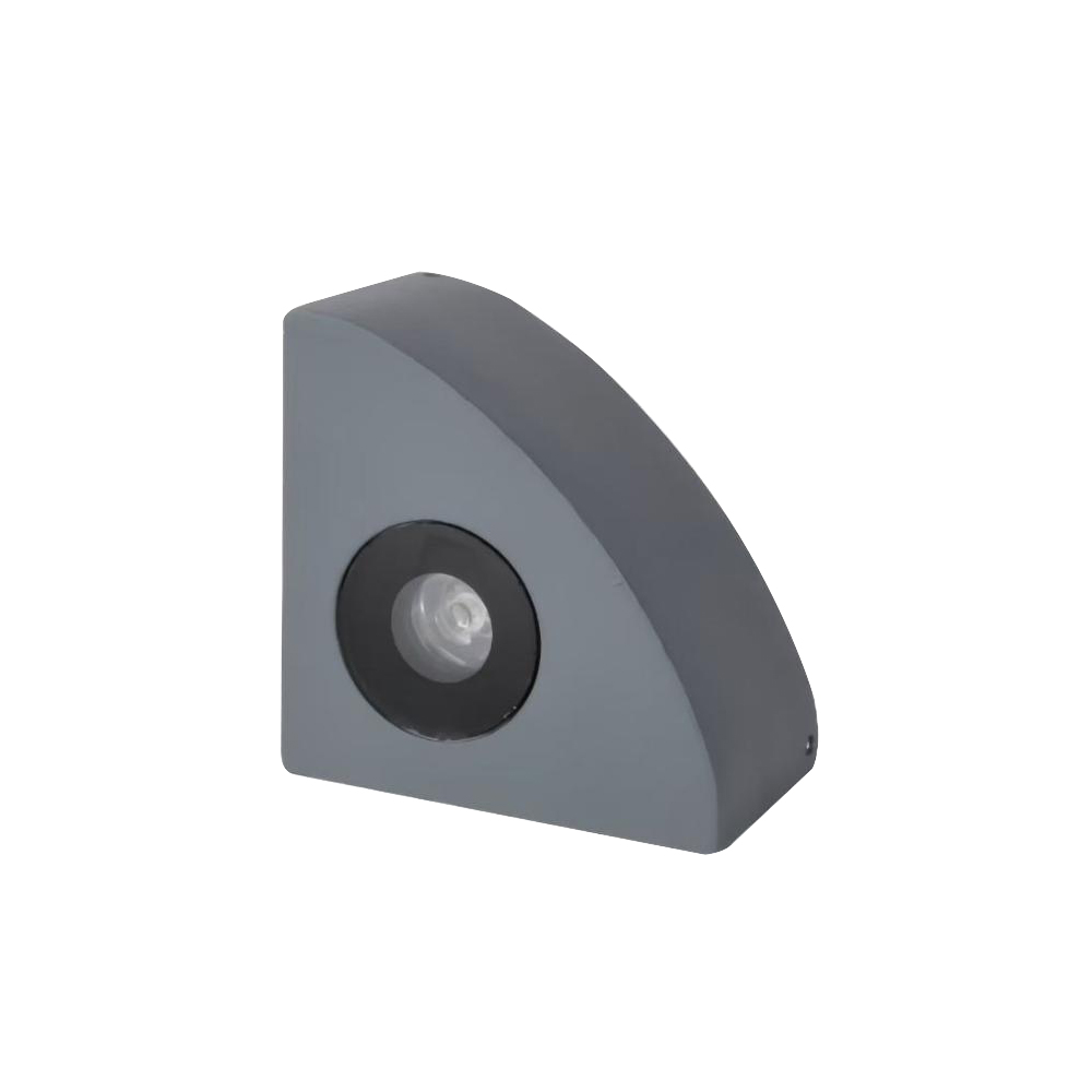 Hoekverlichting voor trede - IP65 - 1Watt - warm wit - 2700K - 230Volt