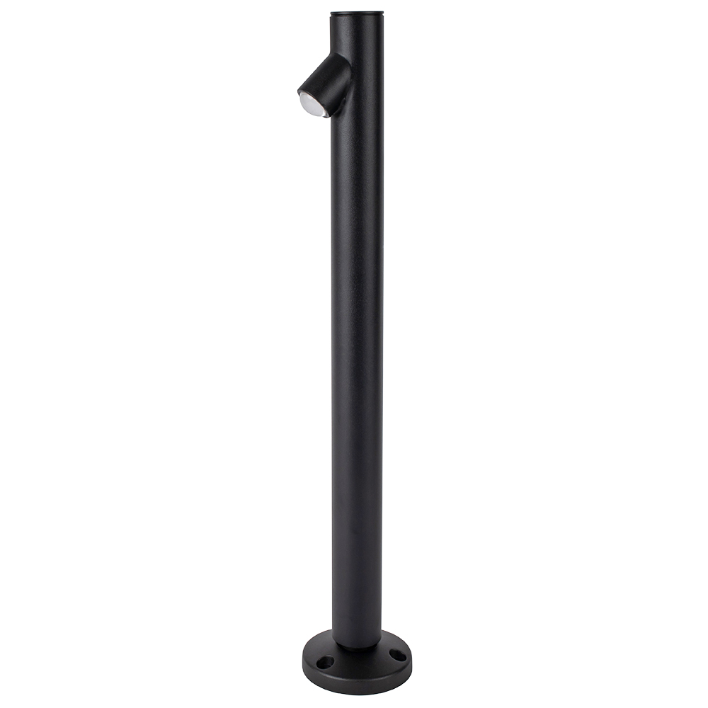 Ronde staande LED tuinlamp Silas met 1 lichtpunt 60 cm | warm wit | IP65 buitenlamp pad‑ &amp; terraslicht