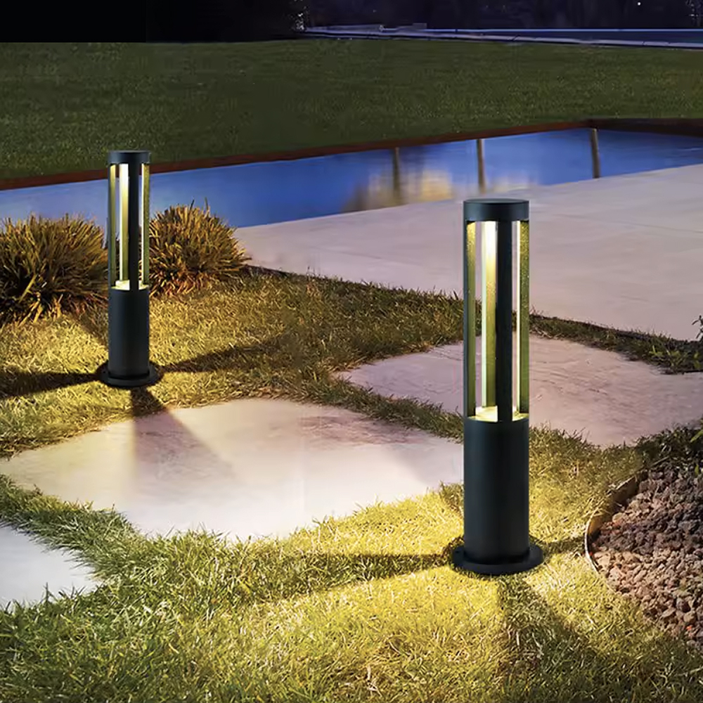 Ronde Luna staande LED tuinlamp 60 cm | pad- &amp; terraslicht | warm wit IP65 buitenlamp