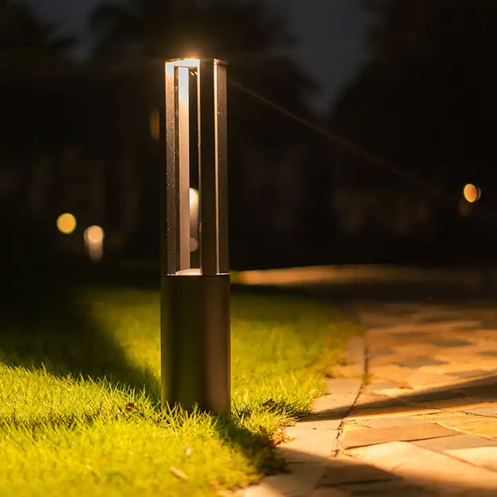Ronde Luna staande LED tuinlamp 60 cm | pad- &amp; terraslicht | warm wit IP65 buitenlamp