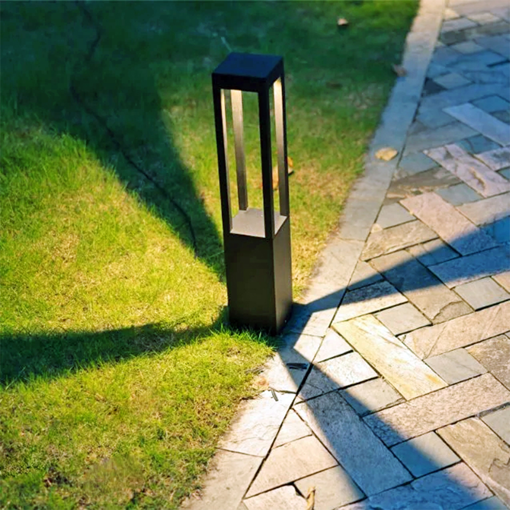 Vierkante Luna staande LED tuinlamp 60 cm | pad- &amp; terraslicht | warm wit IP65 buitenlamp