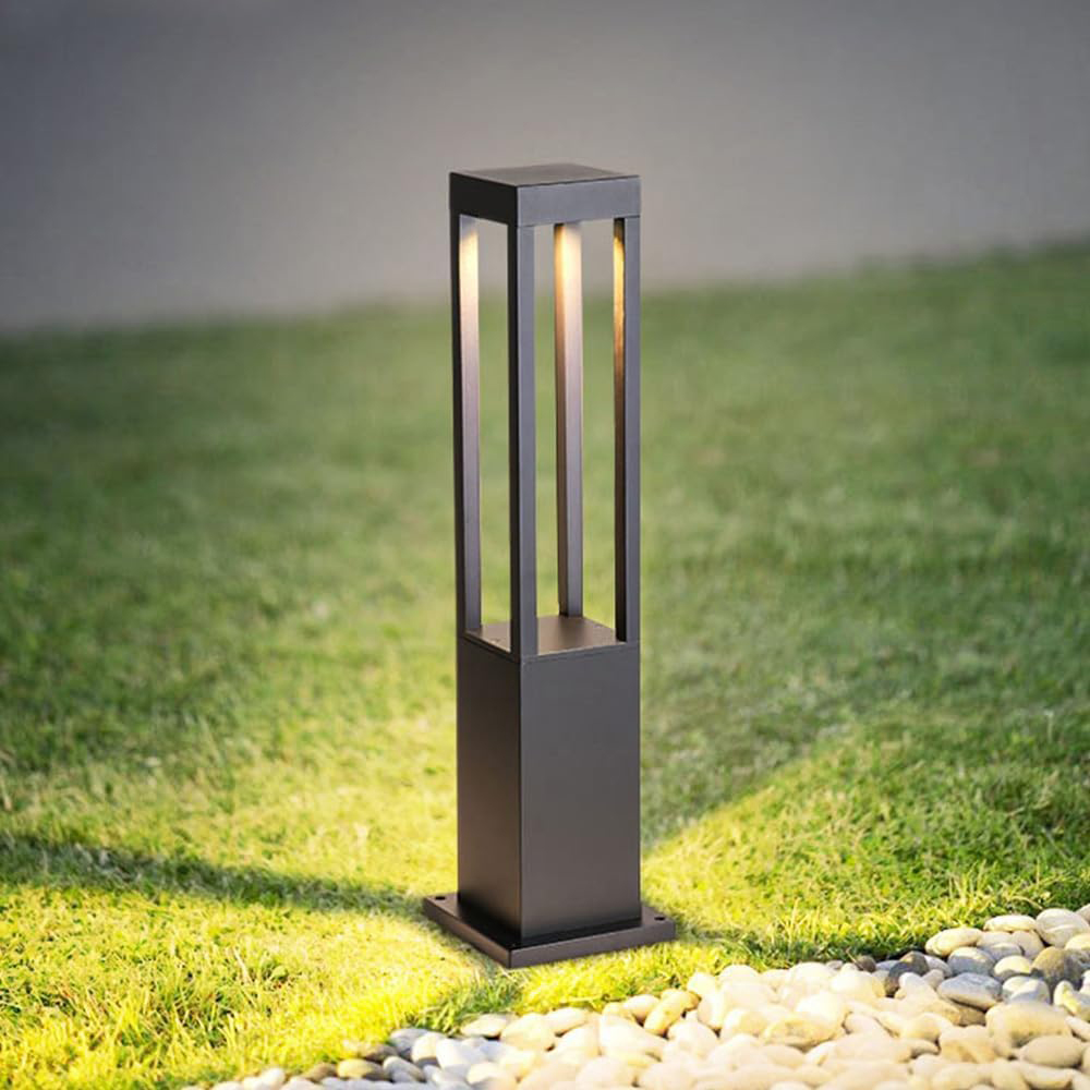 Vierkante Luna staande LED tuinlamp 60 cm | pad- &amp; terraslicht | warm wit IP65 buitenlamp