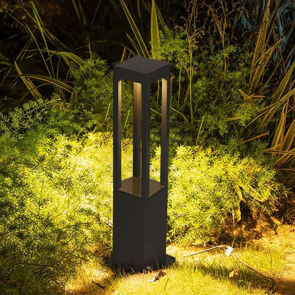 Vierkante Luna staande LED tuinlamp 60 cm | pad- &amp; terraslicht | warm wit IP65 buitenlamp
